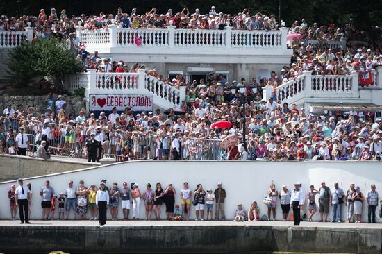 Russian regions stage rehearsals of Navy Day parade