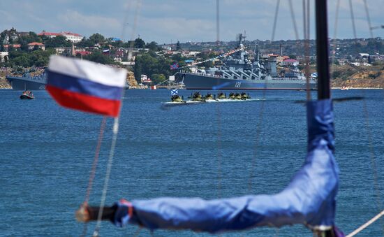 Russian regions stage rehearsals of Navy Day parade