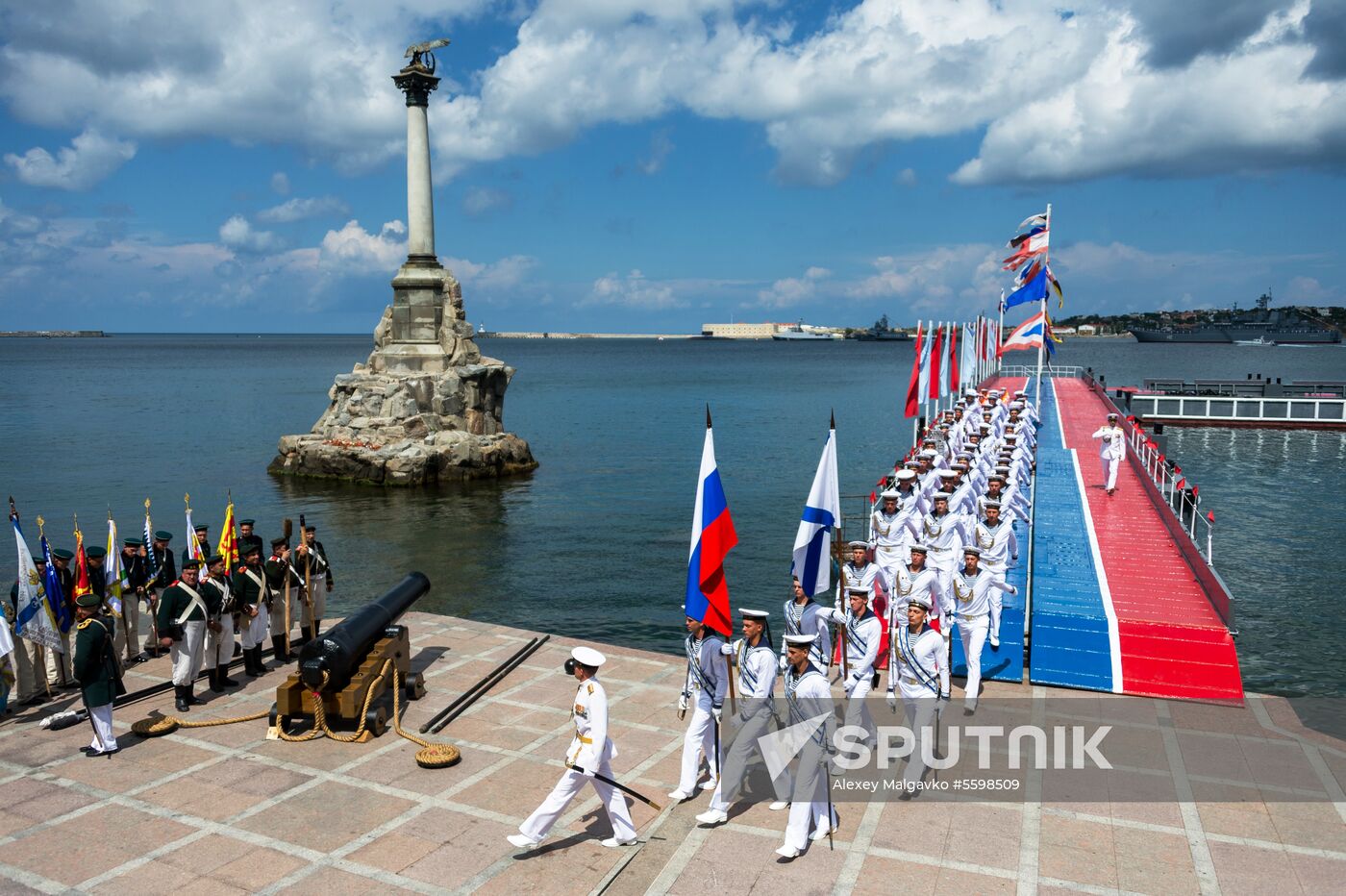 Russian regions stage rehearsals of Navy Day parade