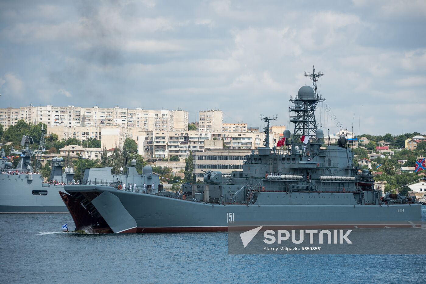 Russian regions stage rehearsals of Navy Day parade