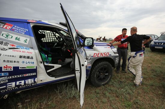 Silk Way Rally stage in Volgograd