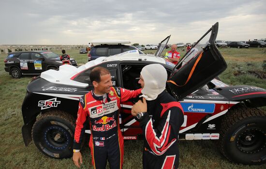Silk Way Rally stage in Volgograd