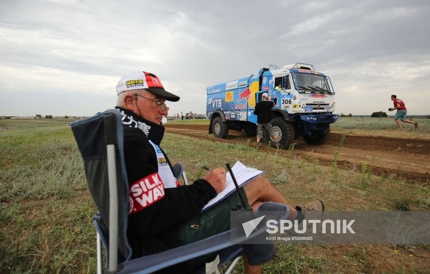 Silk Way Rally stage in Volgograd