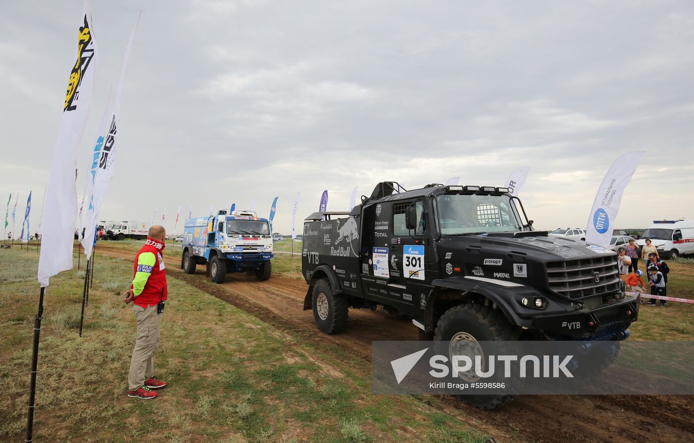 Silk Way Rally stage in Volgograd