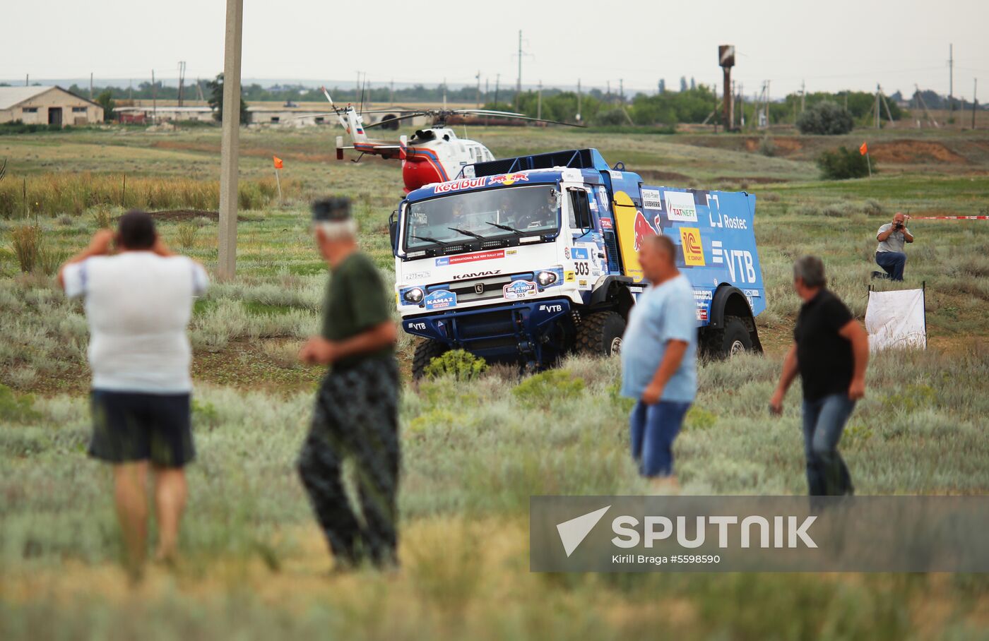 Silk Way Rally stage in Volgograd