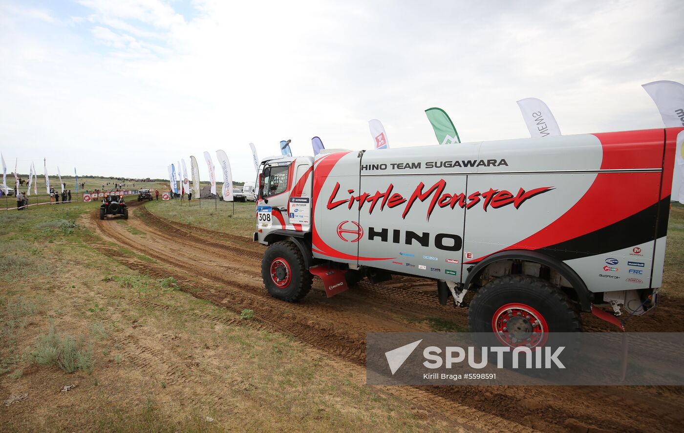 Silk Way Rally stage in Volgograd