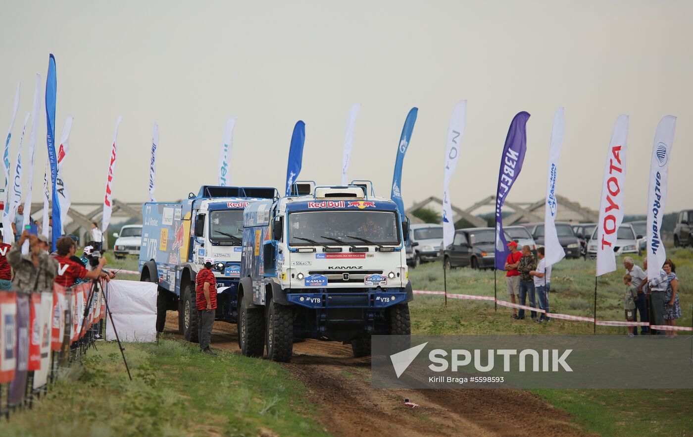 Silk Way Rally stage in Volgograd