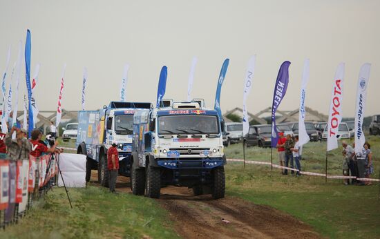 Silk Way Rally stage in Volgograd