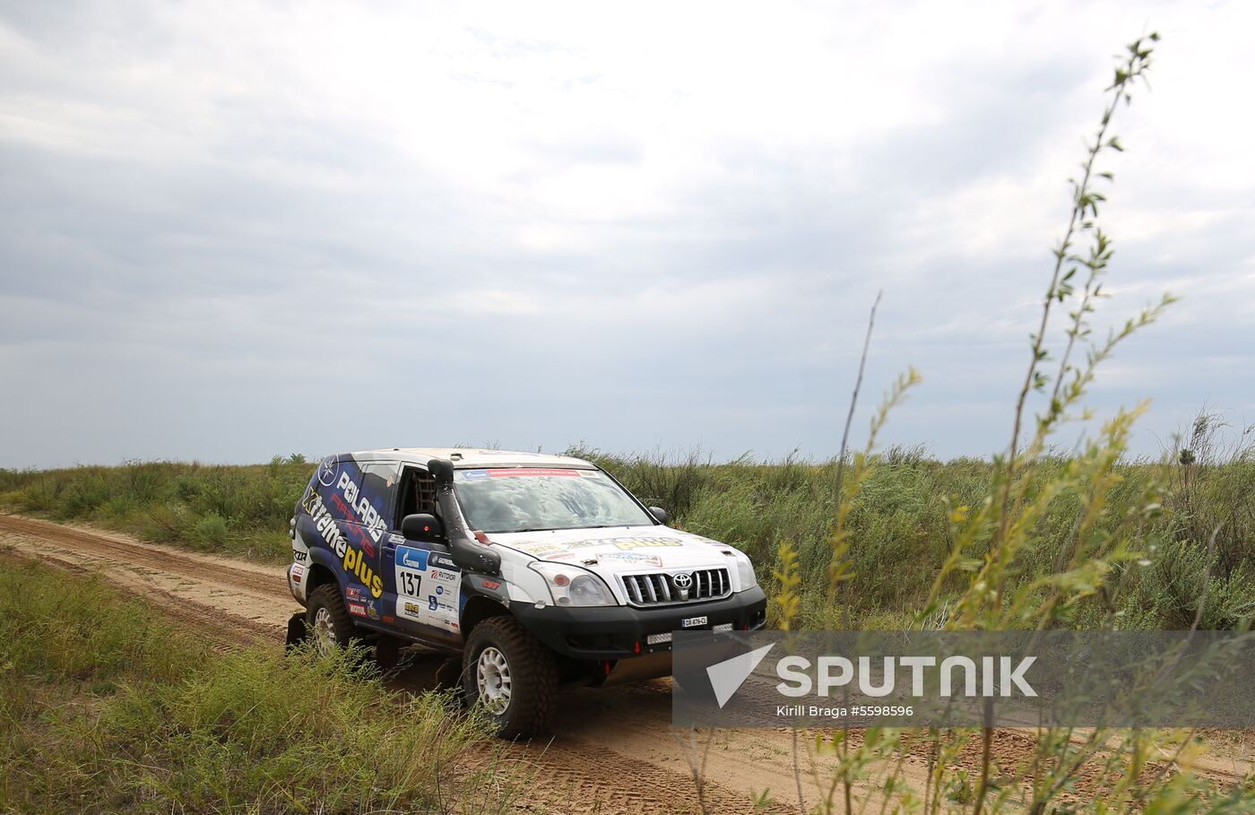 Silk Way Rally stage in Volgograd