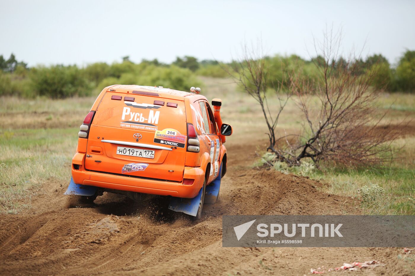 Silk Way Rally stage in Volgograd