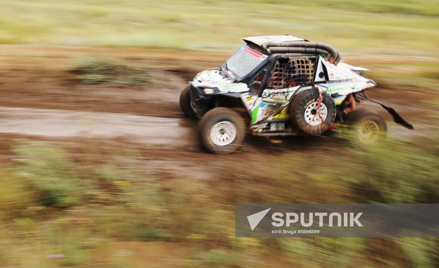 Silk Way Rally stage in Volgograd