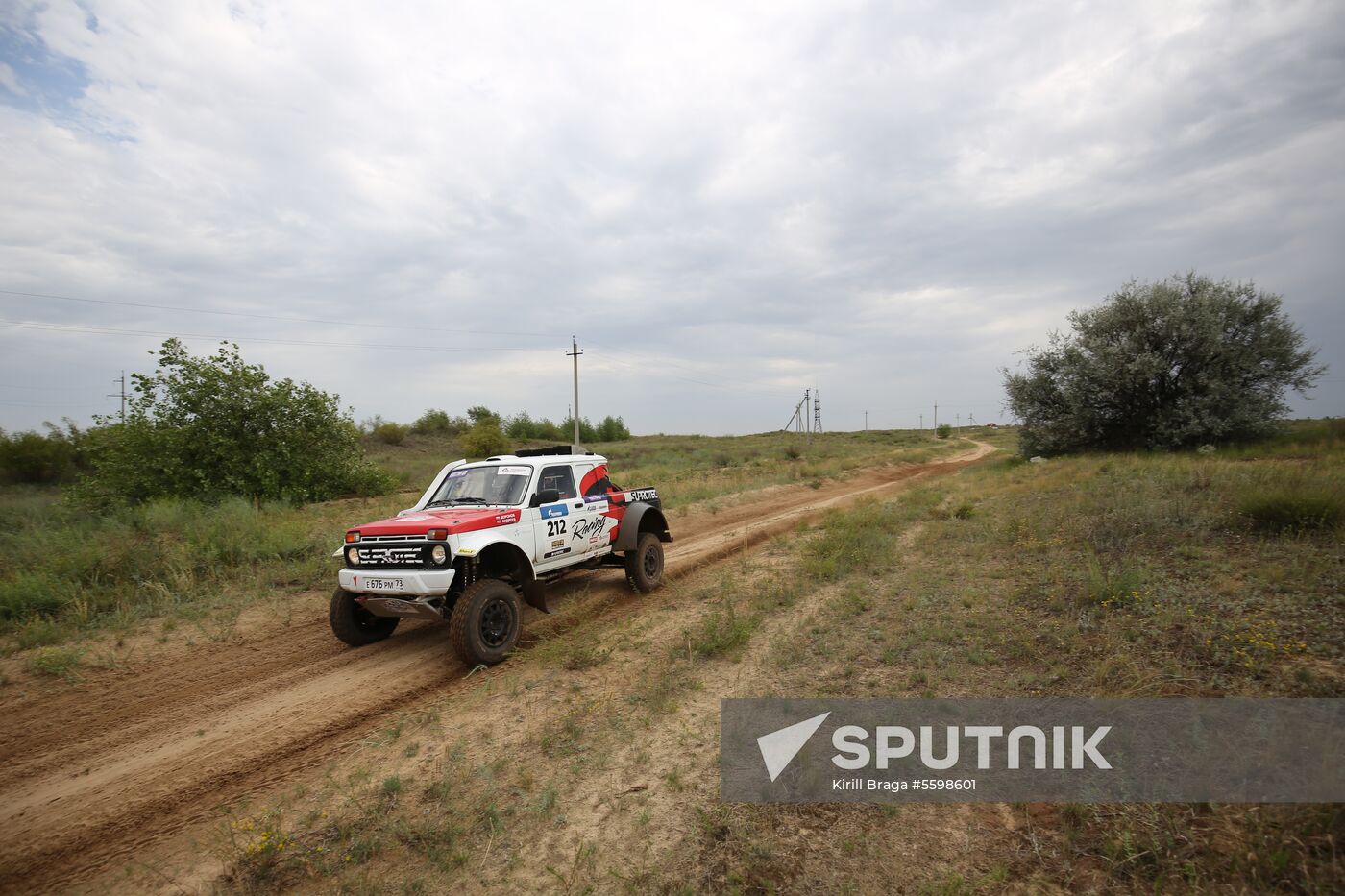 Silk Way Rally stage in Volgograd