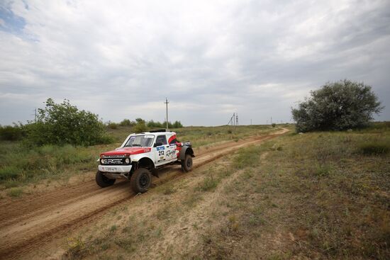 Silk Way Rally stage in Volgograd