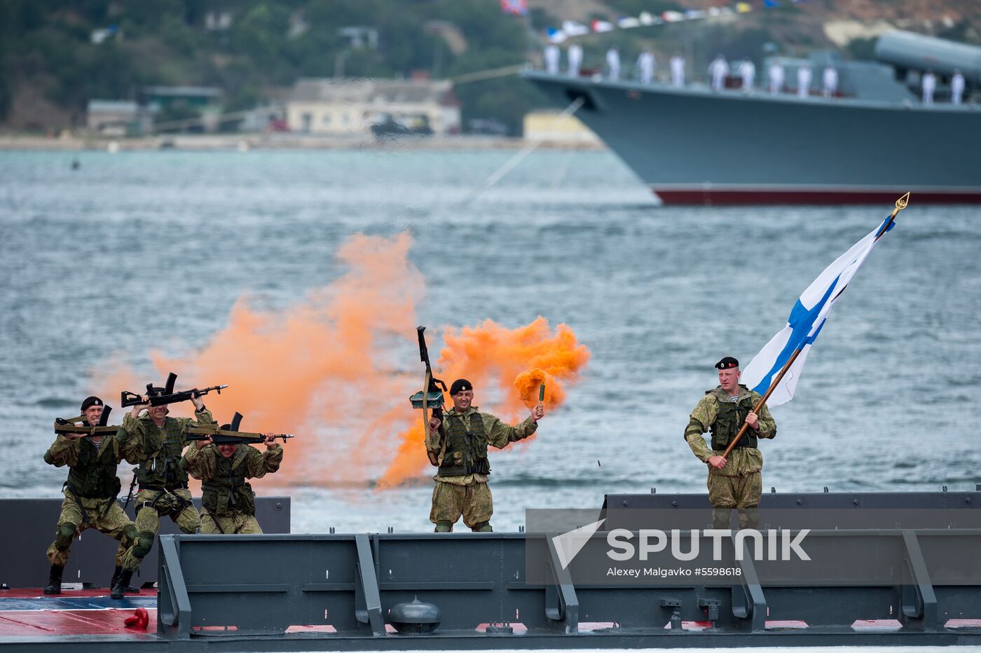 Russian regions stage rehearsals of Navy Day parade