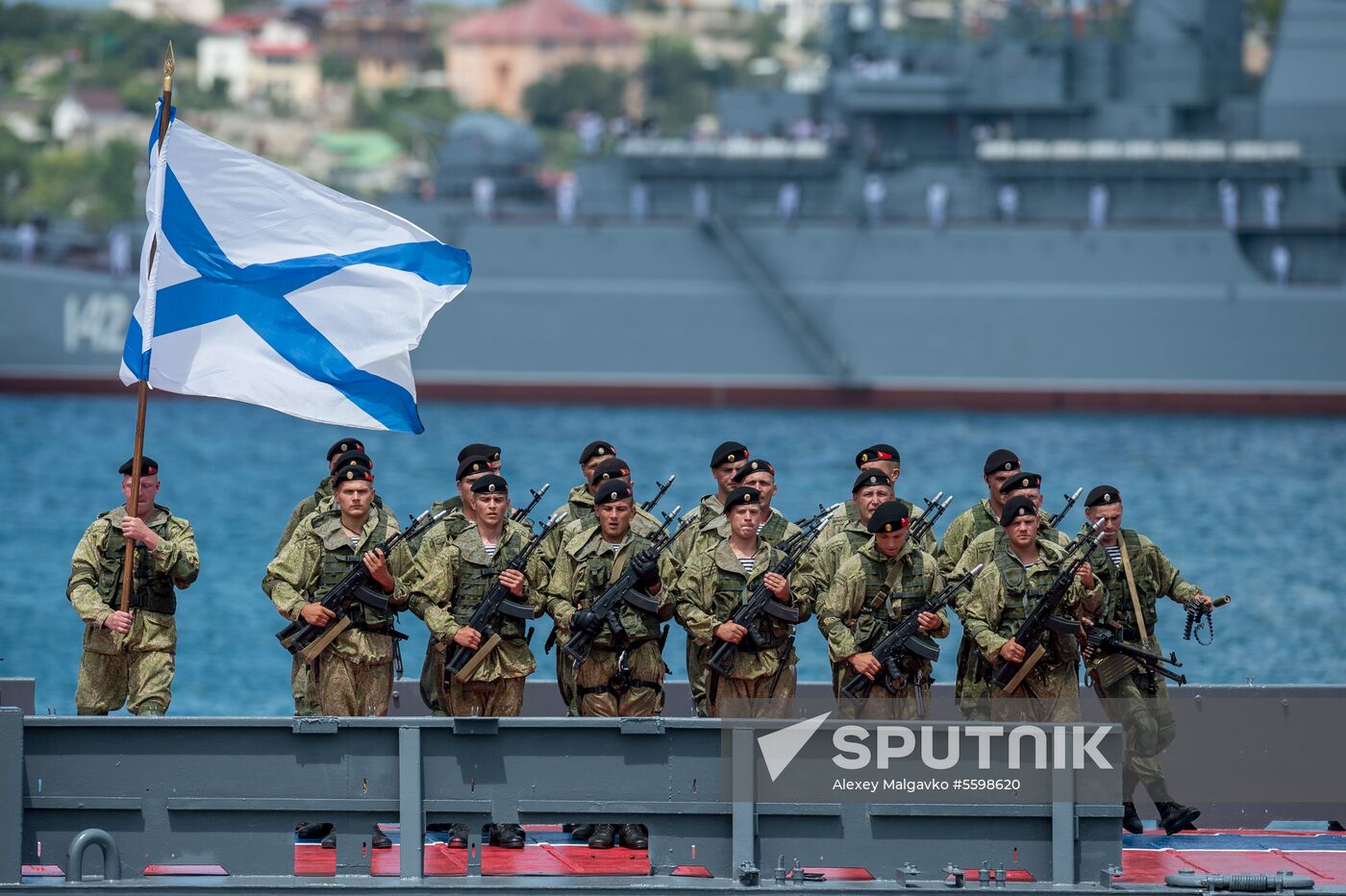 Russian regions stage rehearsals of Navy Day parade