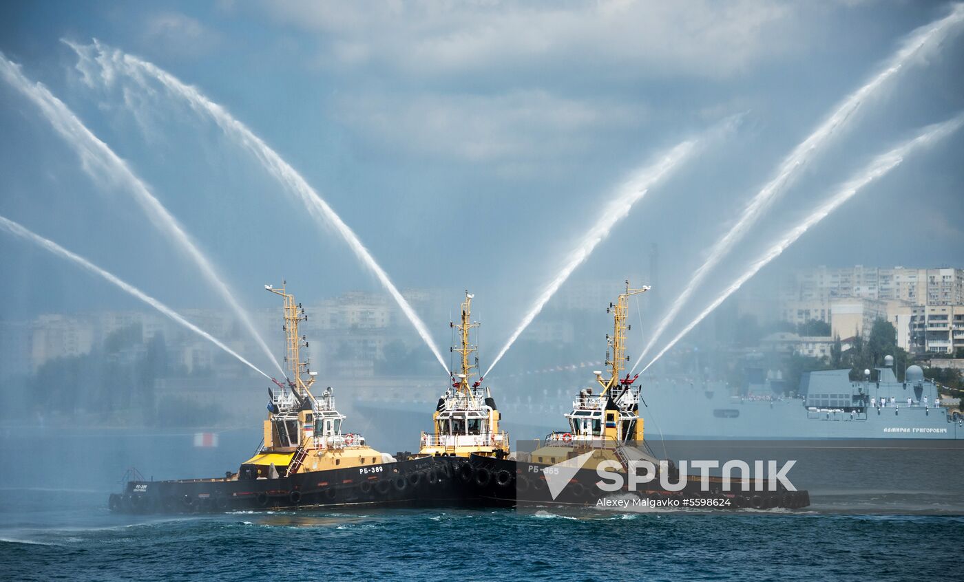 Russian regions stage rehearsals of Navy Day parade