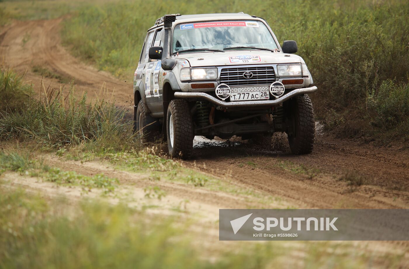 Silk Way Rally stage in Volgograd