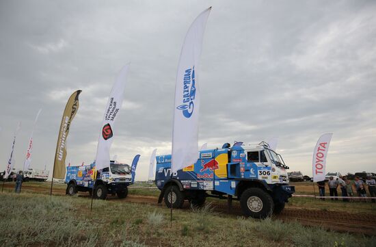 Silk Way Rally stage in Volgograd