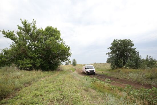 Silk Way Rally stage in Volgograd
