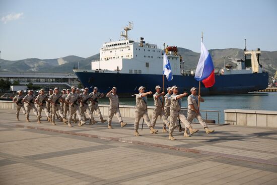 Russian regions stage rehearsals of Navy Day parade