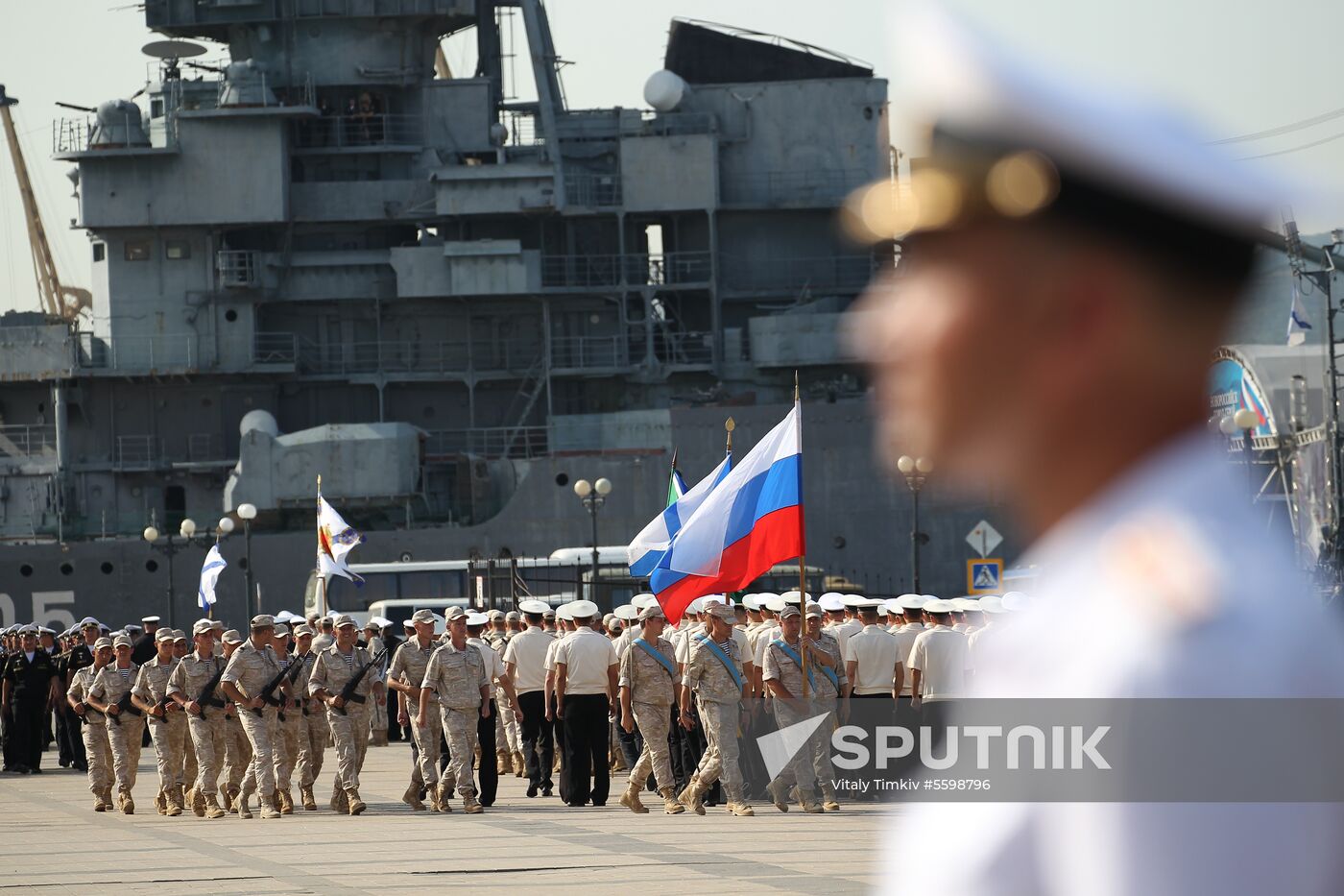 Russian regions stage rehearsals of Navy Day parade