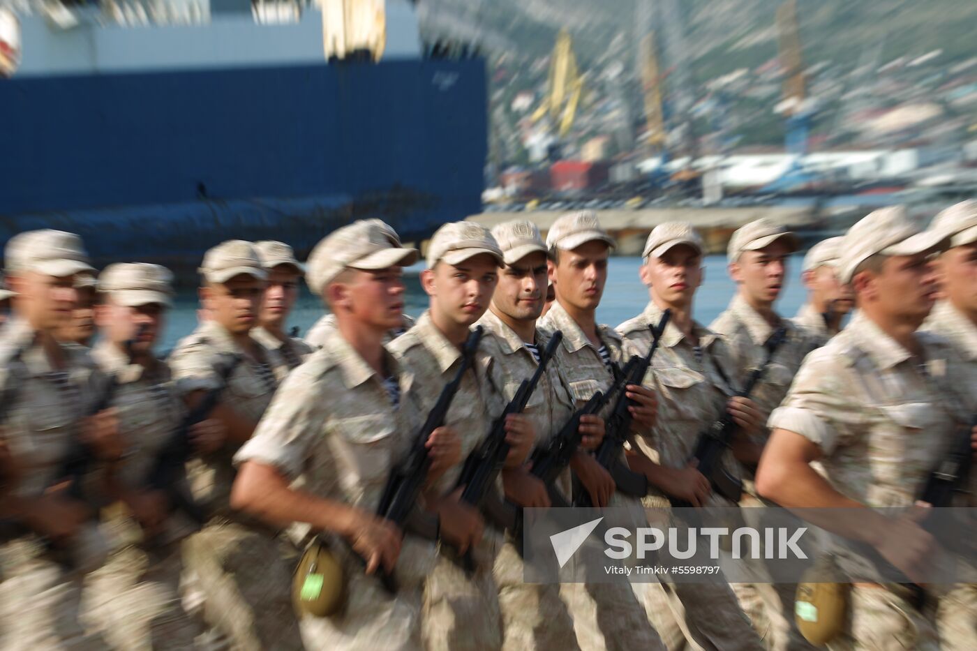 Russian regions stage rehearsals of Navy Day parade