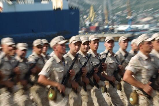 Russian regions stage rehearsals of Navy Day parade