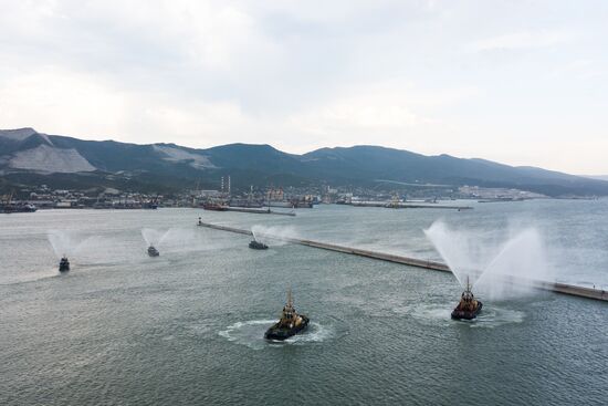 Russian regions stage rehearsals of Navy Day parade