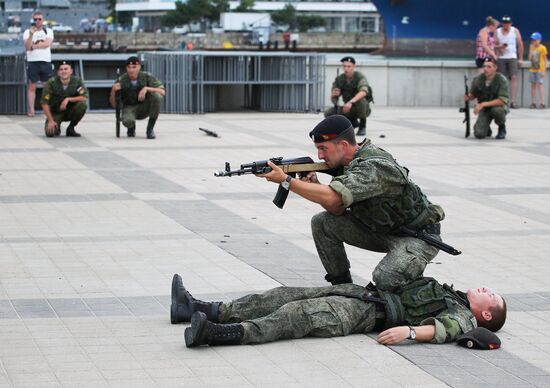 Russian regions stage rehearsals of Navy Day parade