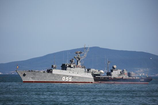Russian regions stage rehearsals of Navy Day parade