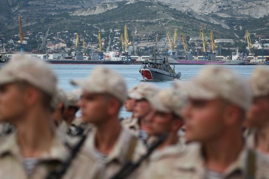 Russian regions stage rehearsals of Navy Day parade