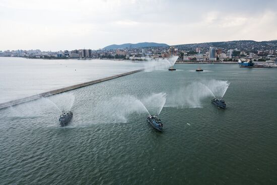 Russian regions stage rehearsals of Navy Day parade