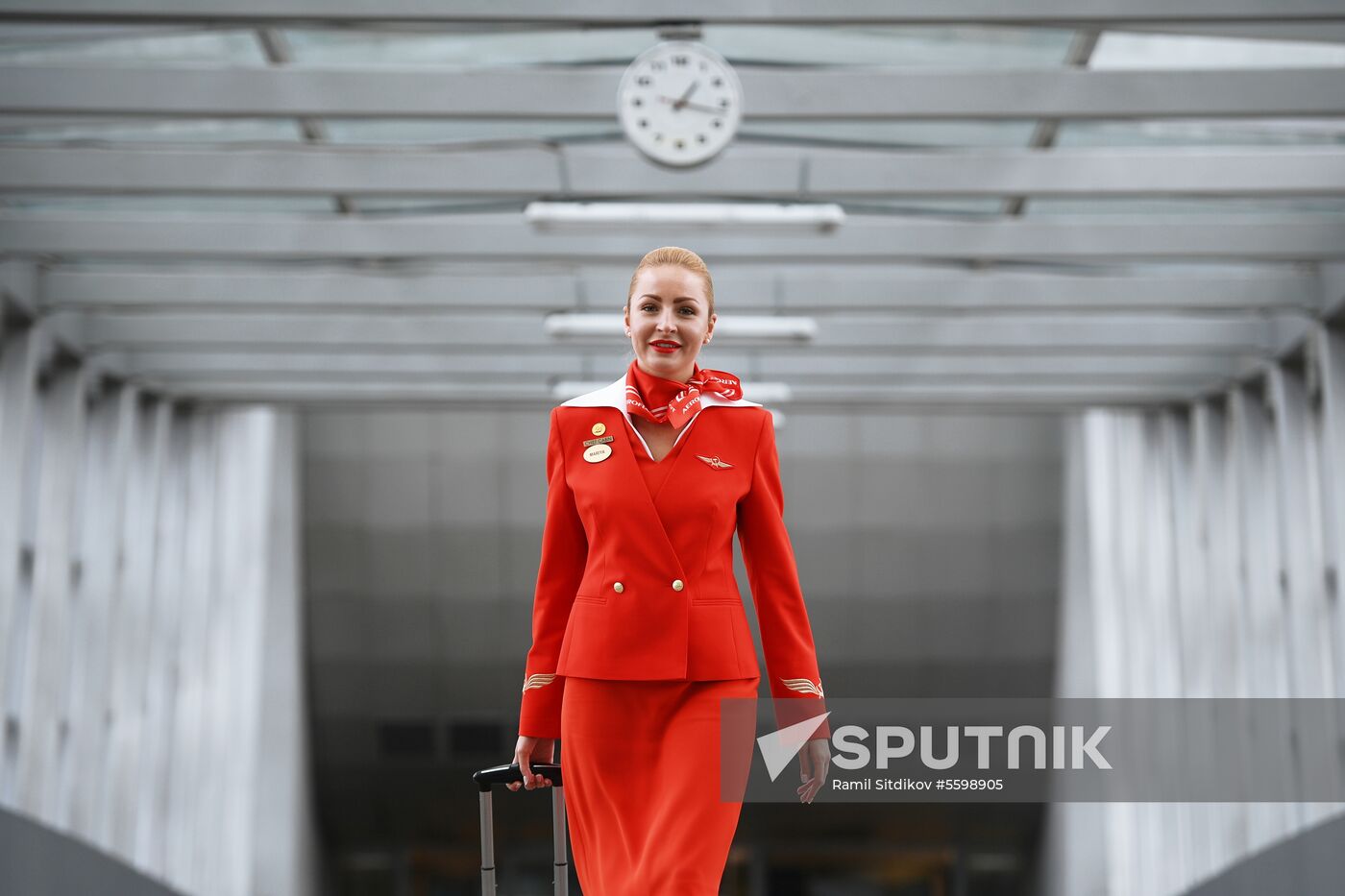 Aeroflot cabin crew training