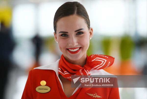 Aeroflot cabin crew training