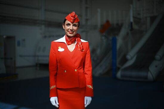 Aeroflot cabin crew training