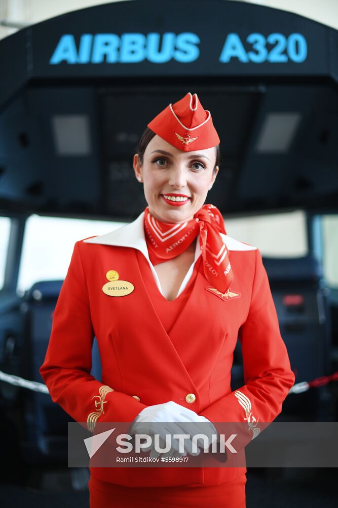 Aeroflot cabin crew training