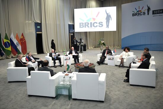 President Vladimir Putin at 10th BRICS Summit in South Africa. Day two