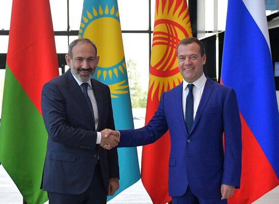 Prime Minister Dmitry Medvedev at meeting of Eurasian Intergovernmental Council of EAEU member states