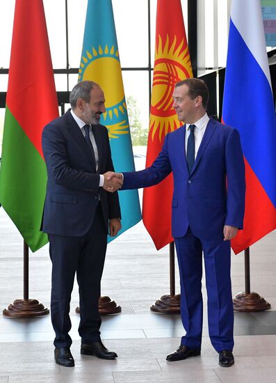 Prime Minister Dmitry Medvedev at meeting of Eurasian Intergovernmental Council of EAEU member states