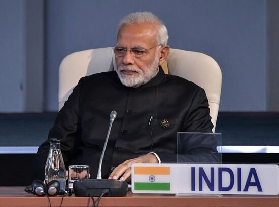 President Vladimir Putin at 10th BRICS Summit in South Africa. Day two