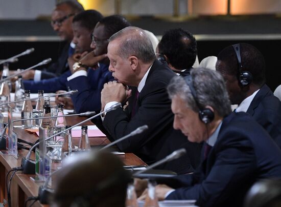 President Vladimir Putin at 10th BRICS Summit in South Africa. Day two