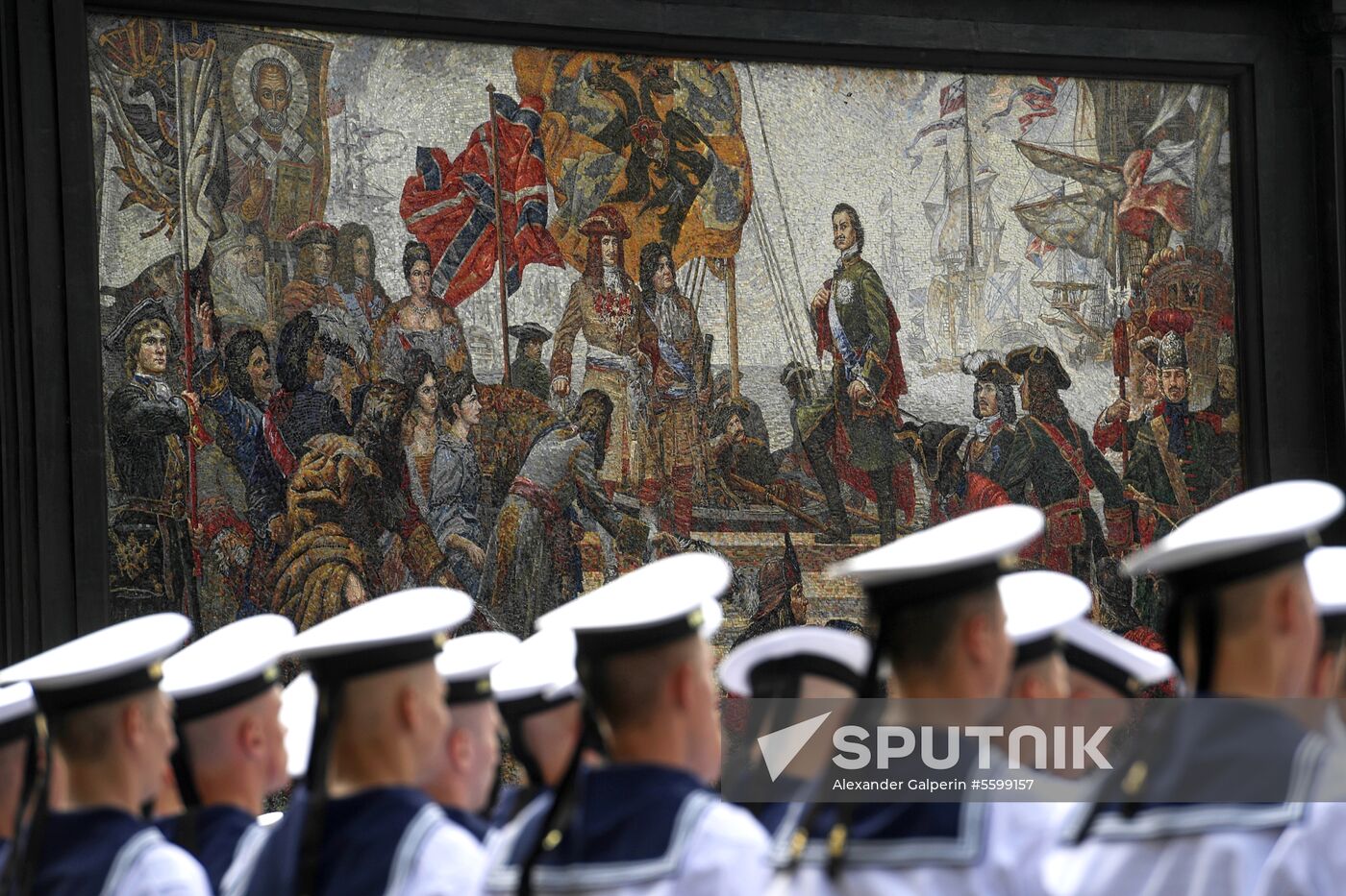 Opening museum aboard Bespokoiny guided-missile destroyer
