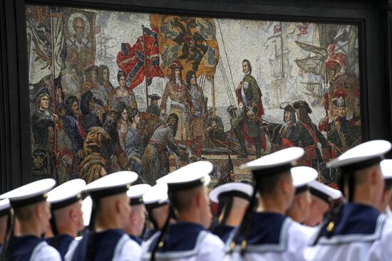Opening museum aboard Bespokoiny guided-missile destroyer