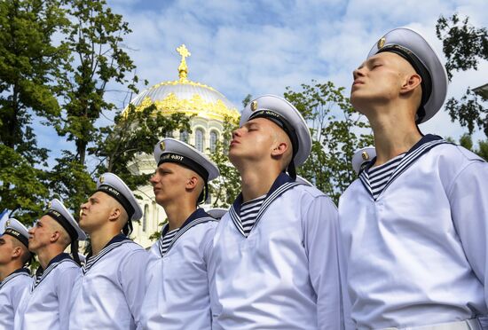 Opening museum aboard Bespokoiny guided-missile destroyer