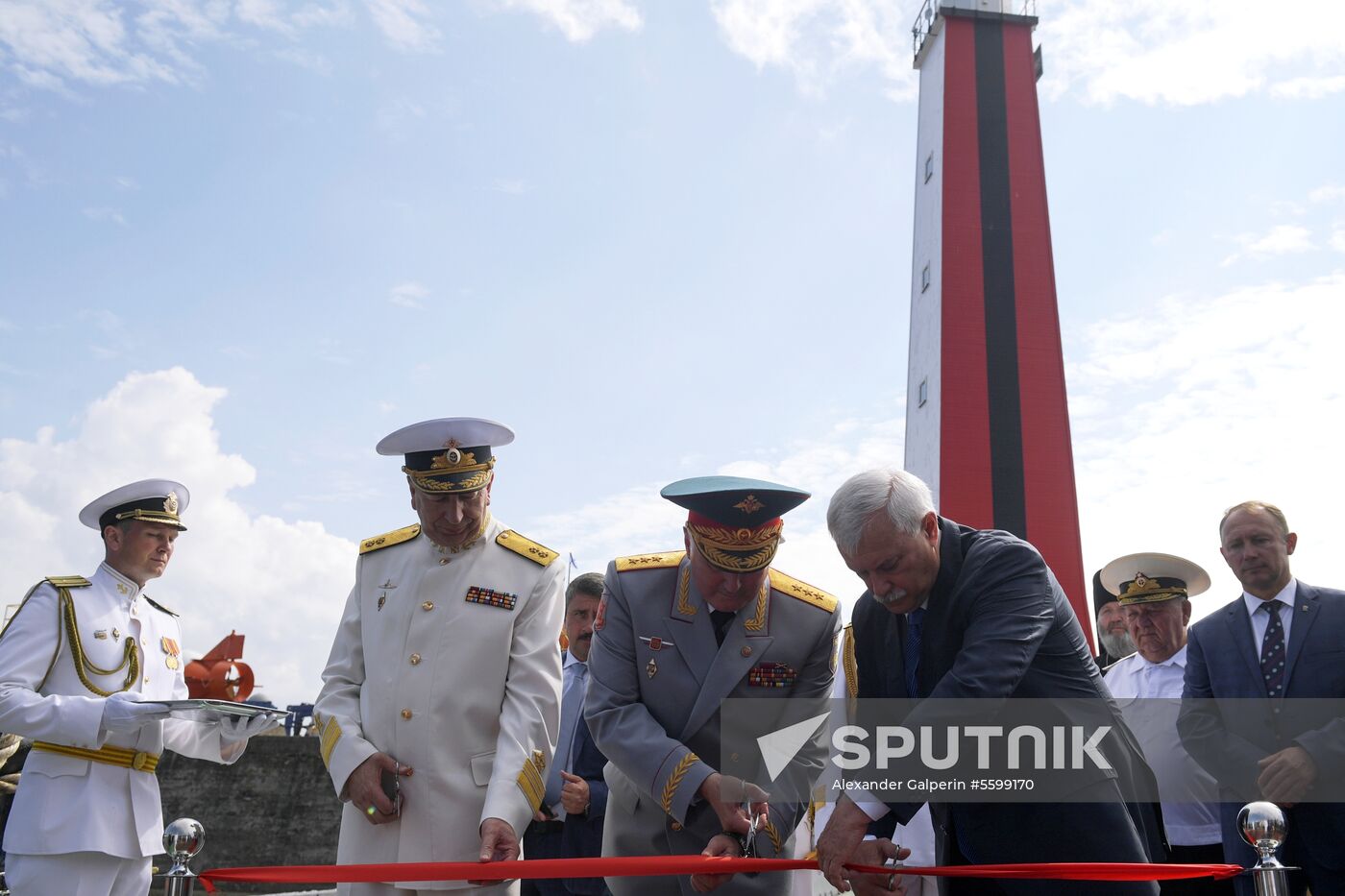 Opening museum aboard Bespokoiny guided-missile destroyer