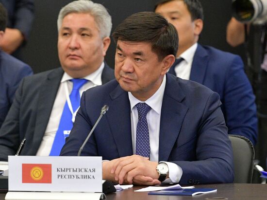 Prime Minister Dmitry Medvedev at meeting of Eurasian Intergovernmental Council of EAEU member states