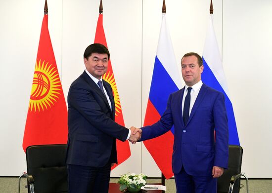 Prime Minister Dmitry Medvedev at meeting of Eurasian Intergovernmental Council of EAEU member states