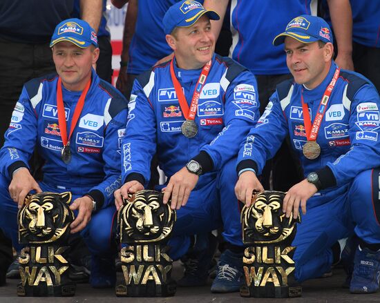 Silk Way Rally finish ceremony on Red Square