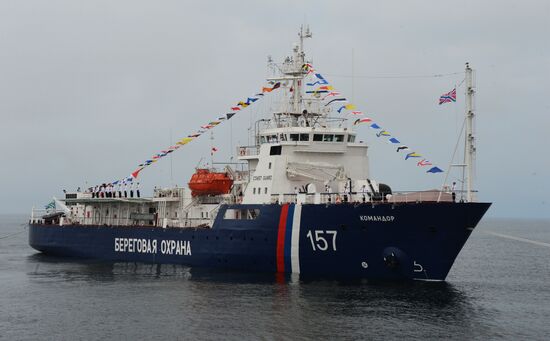 Full rehearsal for Russian Navy Day parade in Vladivostok
