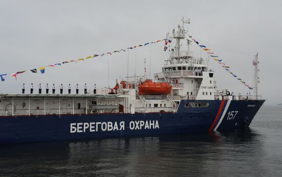 Full rehearsal for Russian Navy Day parade in Vladivostok
